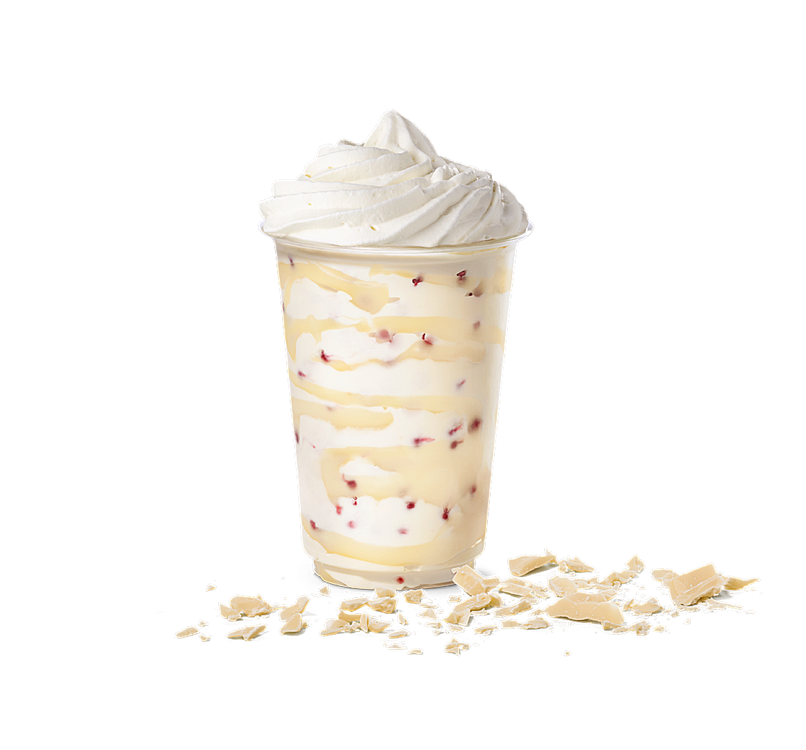 Premium Shake White chocolate & raspberry fudge