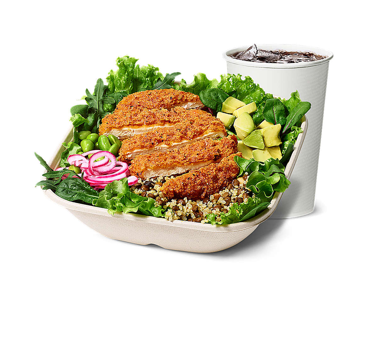 Crispy Chicken Salad Bowl-meny
