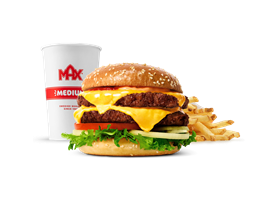 Dobbel Original Plant Beef-meny