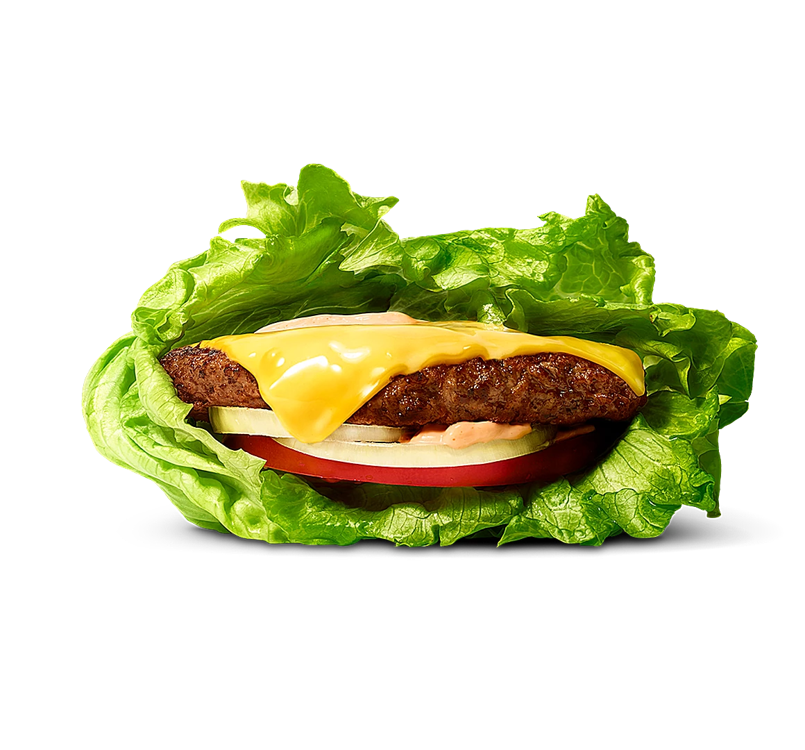 Salad wrap burger