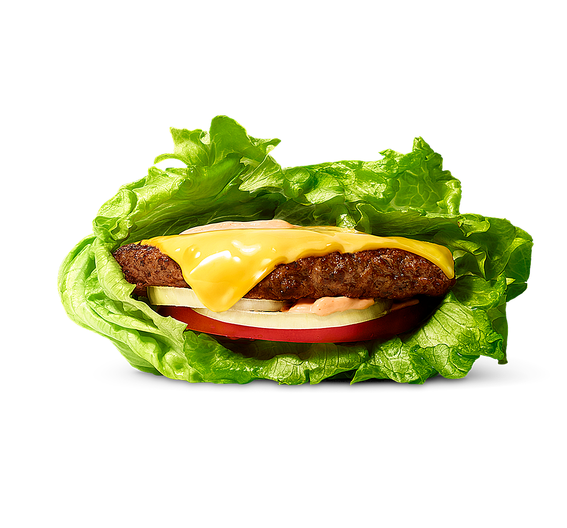 Salad wrap burger
