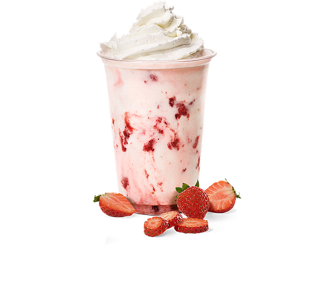 Luksusshake Jordbaer Desserter Max