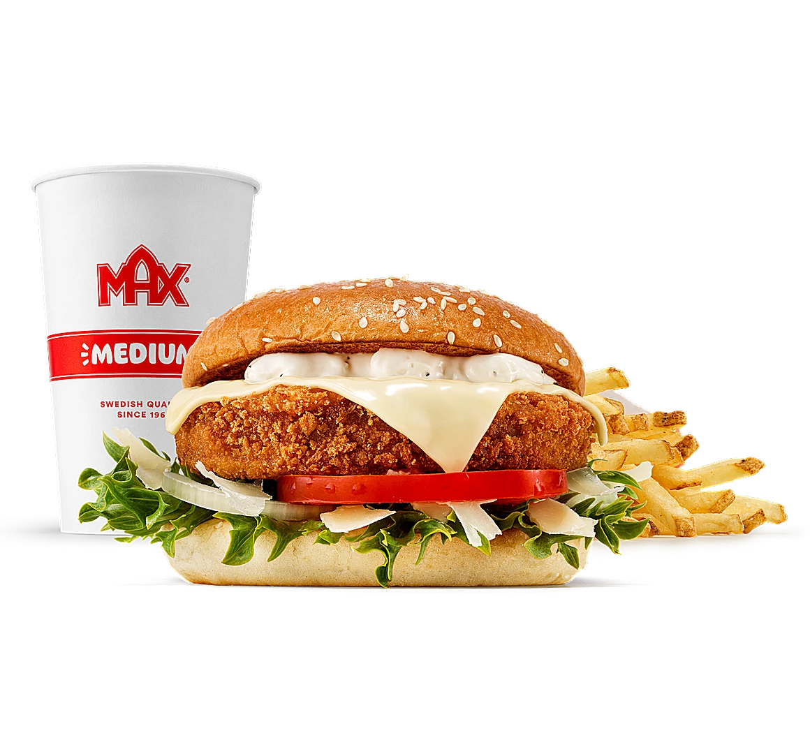 Crispy Supreme Parmesan meny