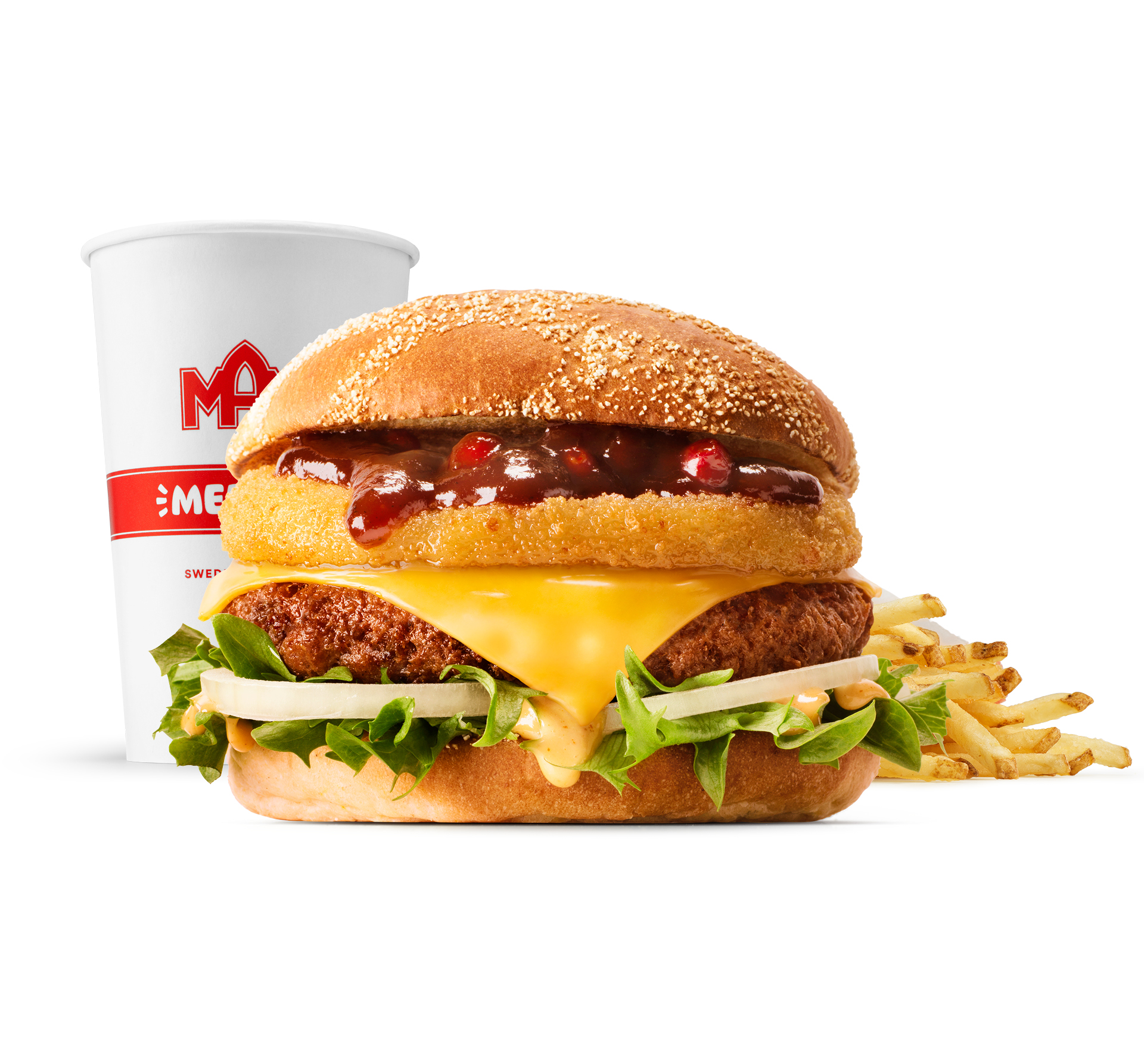 Mighty Mozzarella Plant Beef-meny