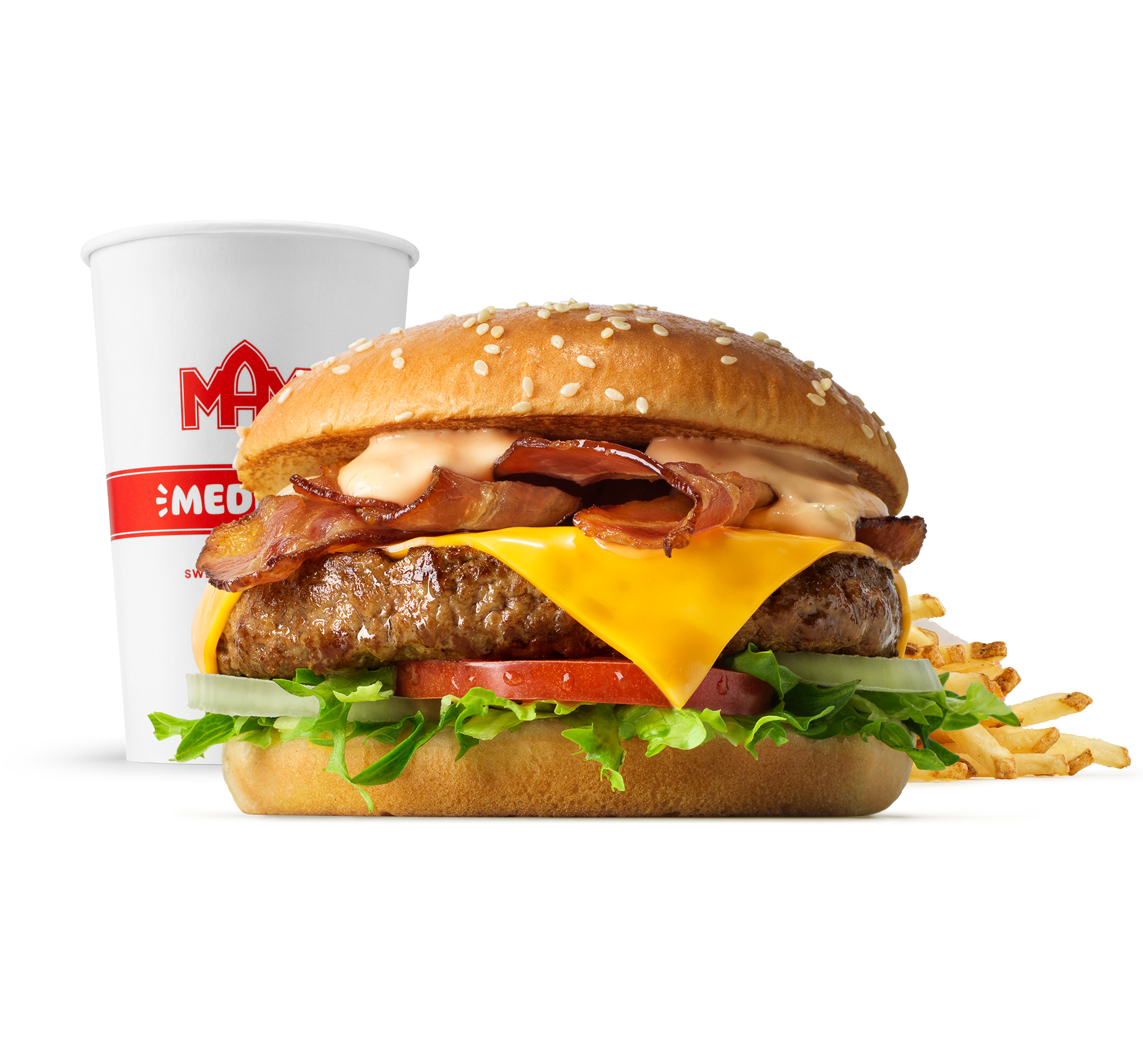 Cheese 'n' Bacon-meny