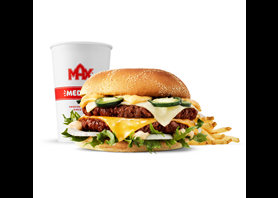 Frisco Cheese 'n' Jalapeño Plant Beef​-meny