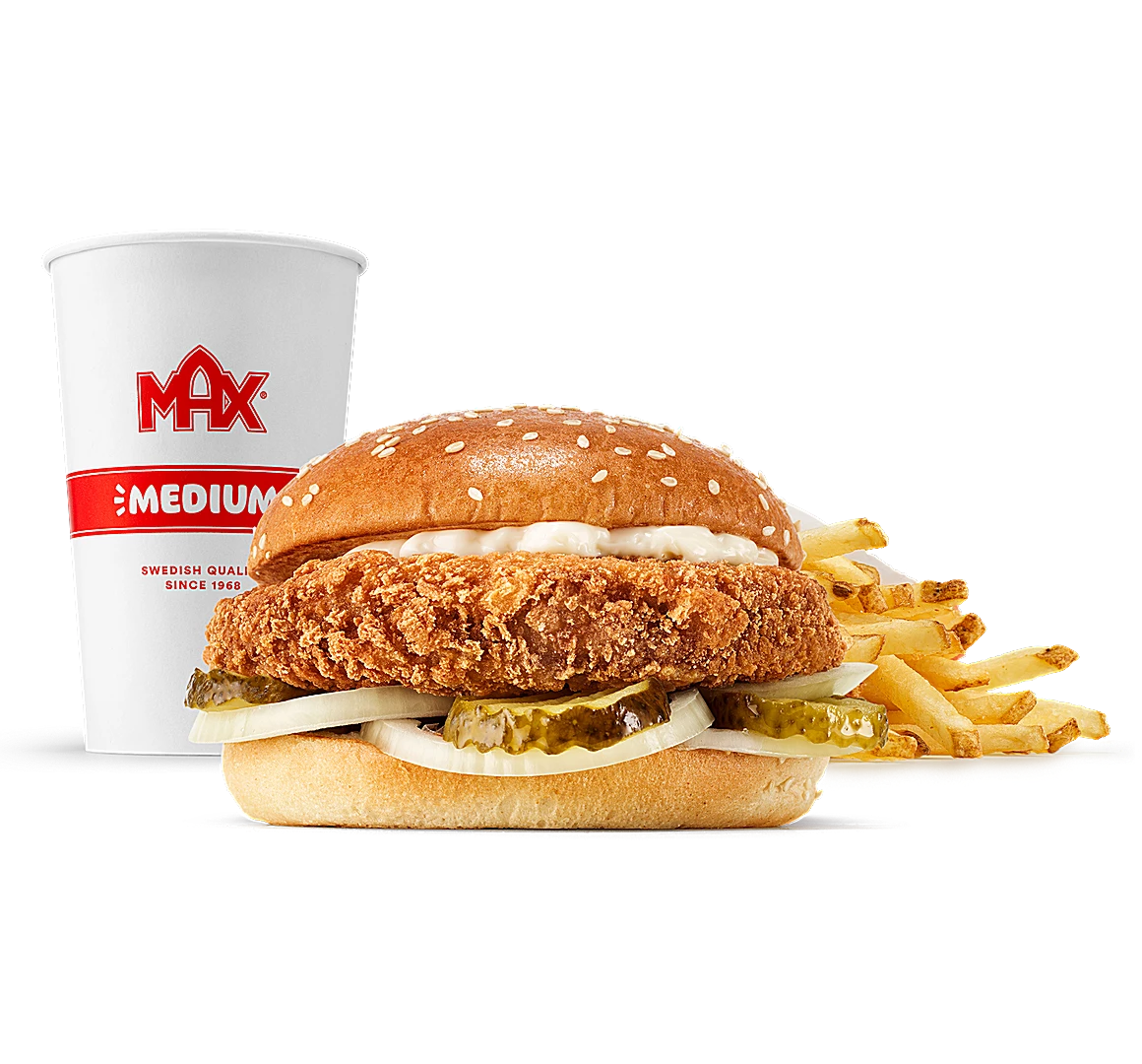 Crispy Supreme Sandwich meny