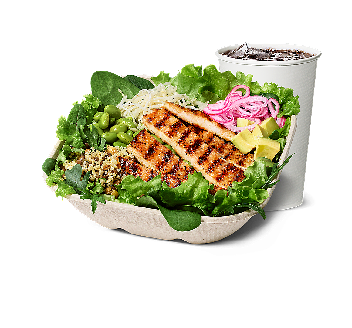 Grilled Chicken Salad Bowl-meny