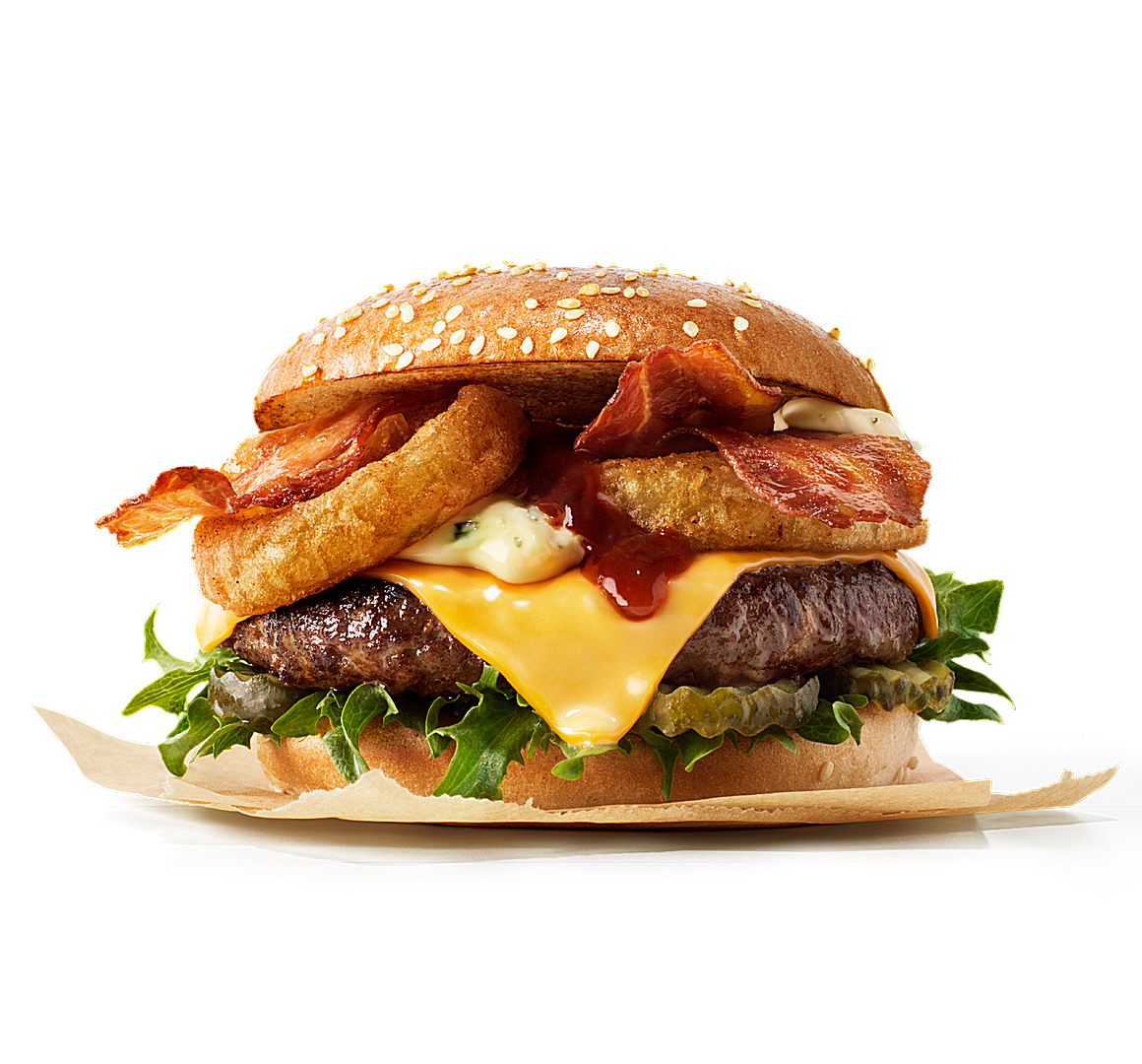 Chili BBQ Bearnaise burger