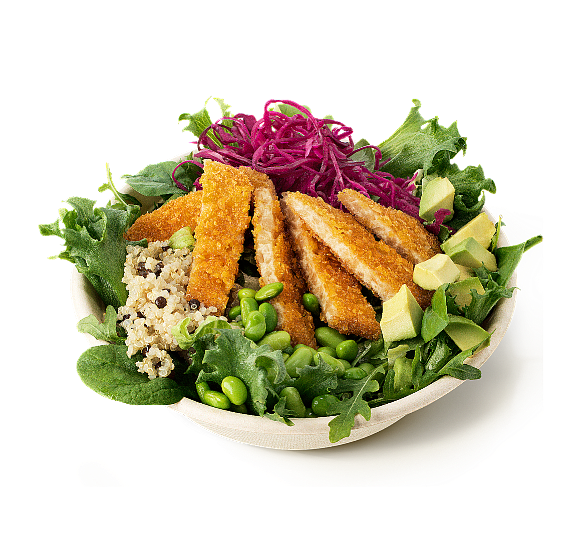 Crispy No Chicken Salad Bowl