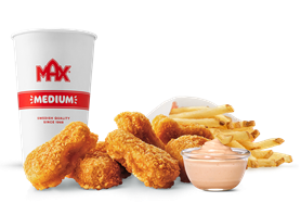 Chicken nuggetsmeny