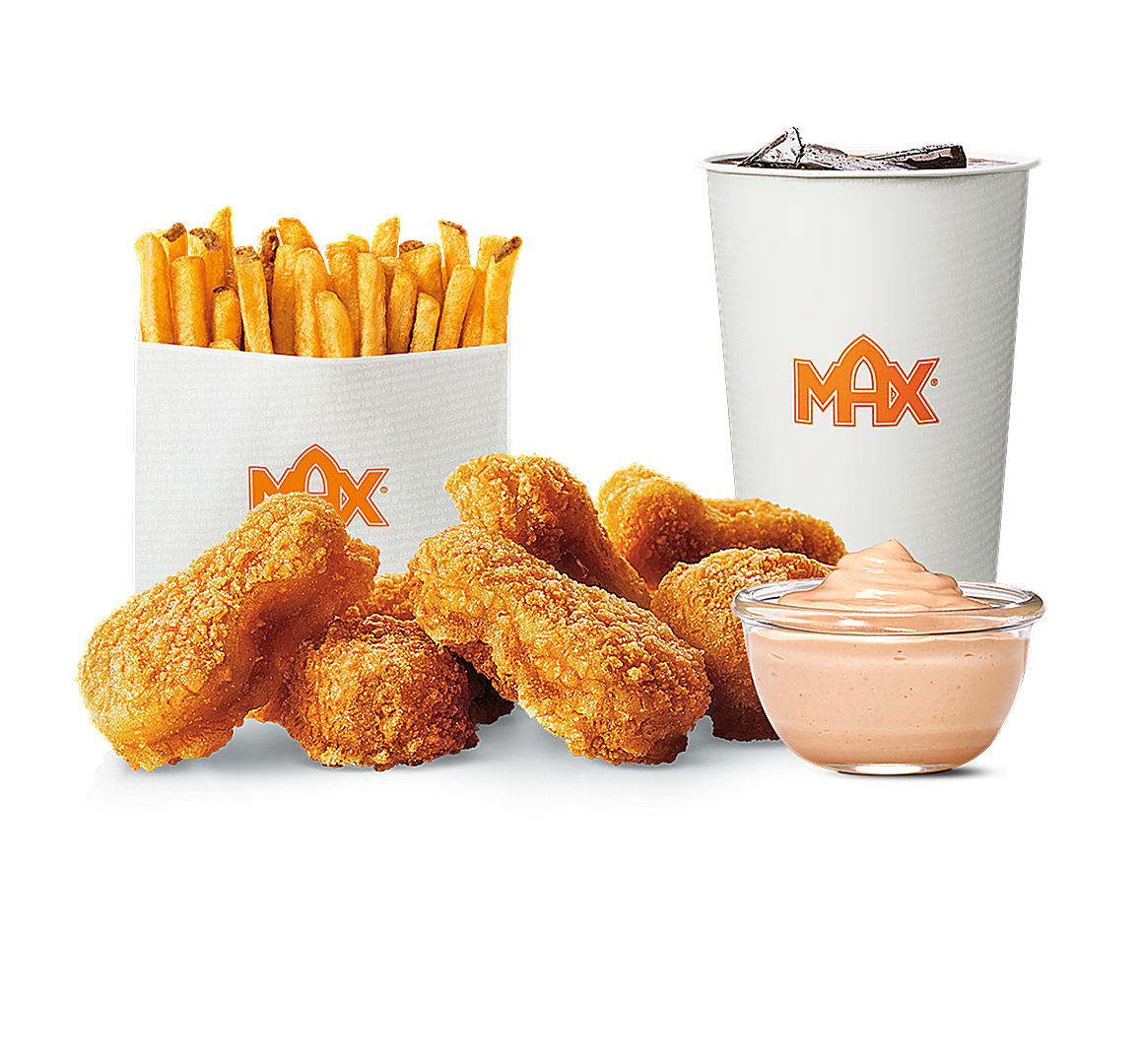Chicken nuggetsmeny