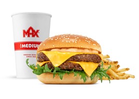 Dobbel Cheeseburgermeny