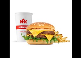 Dobbel Cheeseburgermeny