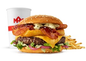Bearnaise Deluxe Beef & Bacon-meny
