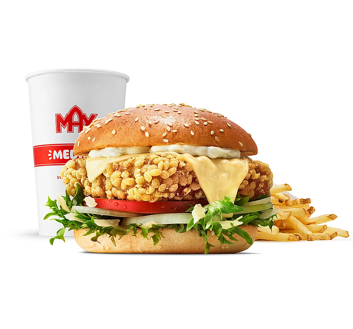 Fish Deluxe Parmesan meny